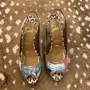 Louboutin “trash” heels size 39 good used condition